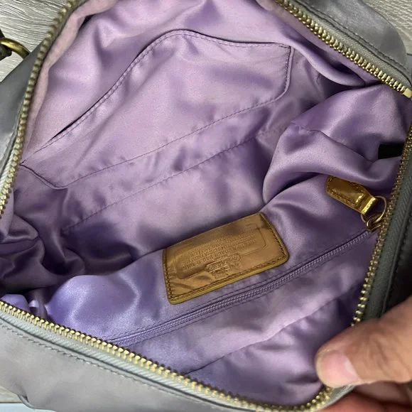 Coach Purse Amanda Satin Satchel 12927 - Picture 3 of 4